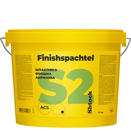 S2 акрилова шпаклівка Finishspahtel, 17 кг