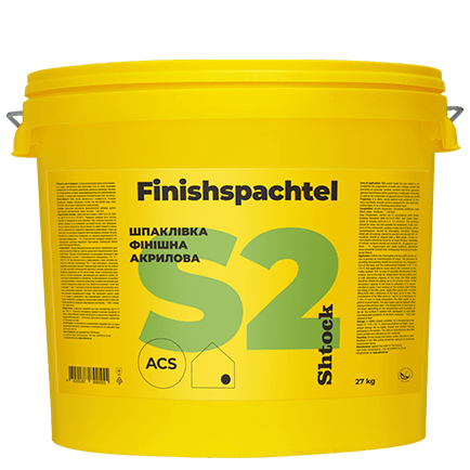 S2 акрилова шпаклівка Finishspahtel, 27 кг