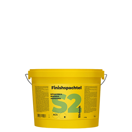 S2 акрилова шпаклівка Finishspahtel, 4 кг