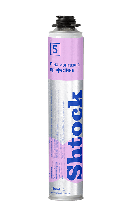 №5 Піна монтажна професійна, 750 мл