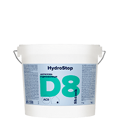 D8 Акрилова мастична гідроізоляція HydroStop, 7 кг