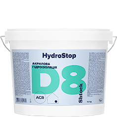 D8 Акрилова мастична гідроізоляція HydroStop, 14 кг